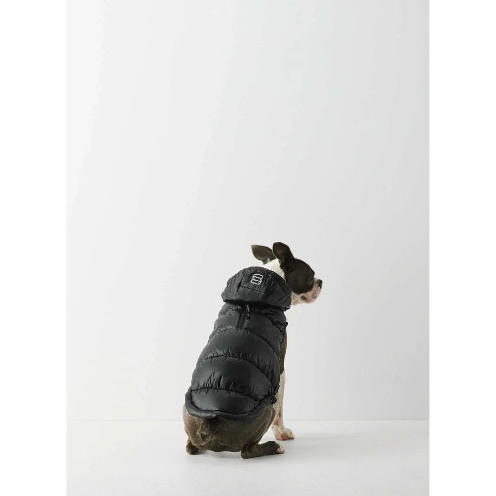 Aritzia Super Ruff Puff Dog Jacket Size Small Black Primaloft NEW